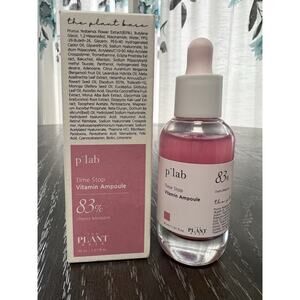 The Plant Base P’Lab Time Stop Vitamin Ampoule 30ml 1.01 fl oz New Exp 8/2027